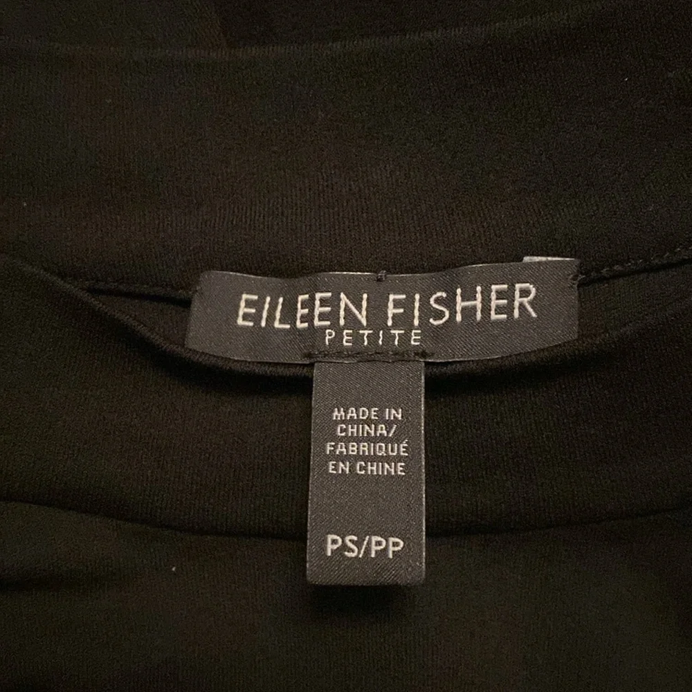 Eileen Fisher Sleeveless Mock-Neck Stretch Silk Jersey Tunic - Picture 8 of 8